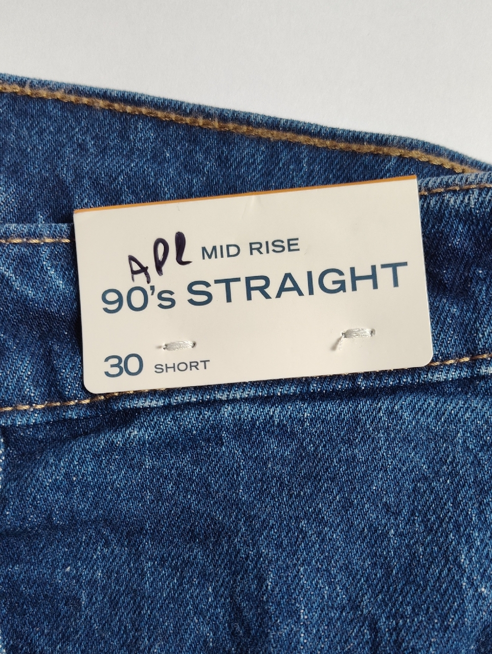 Ambercrombie & Fitch Women's Denim Blue Jeans Mid-rise 90 Straight Size 30 Short - Picture 7 of 8